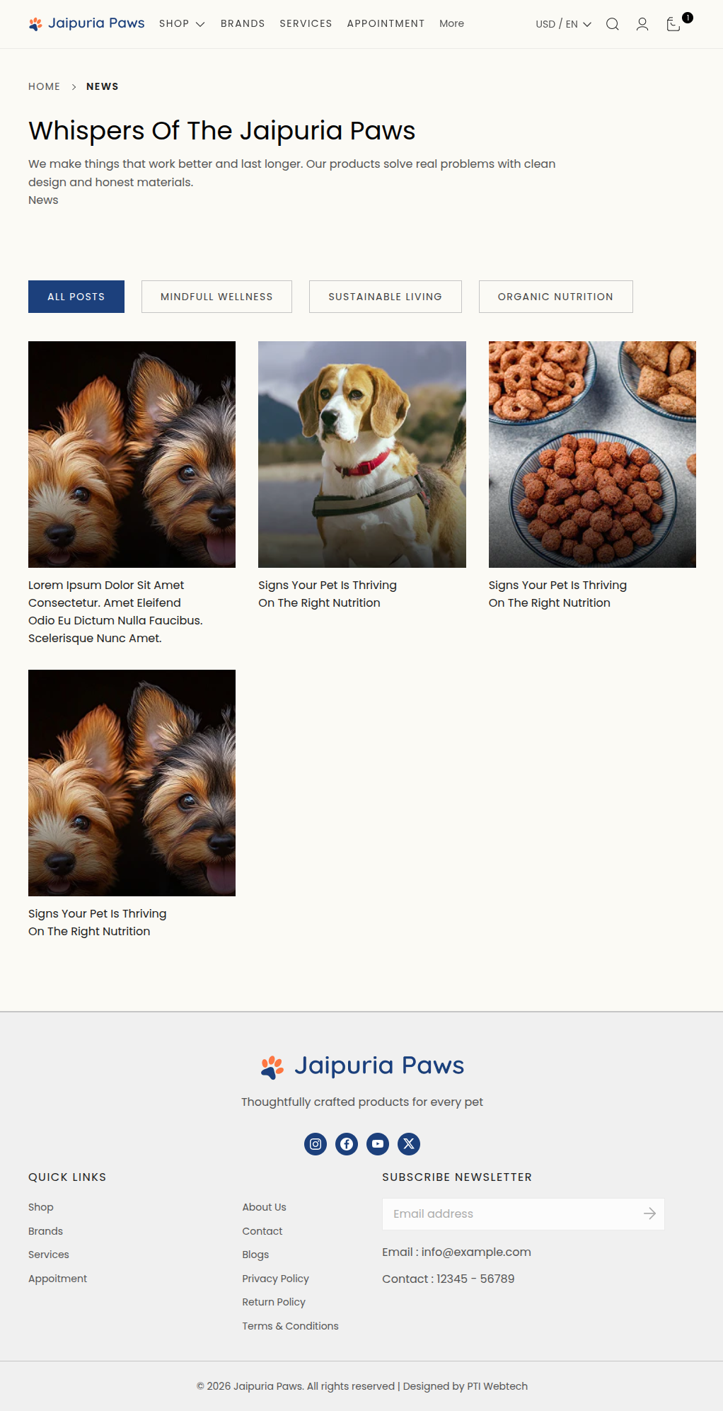 Blog Page