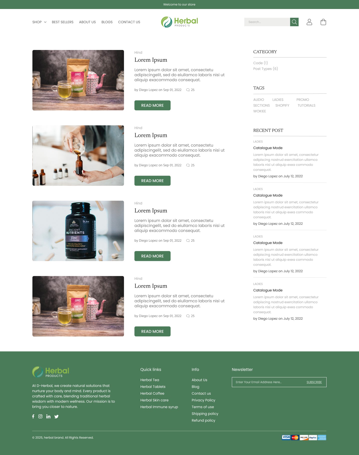 D-Herbal Blog listing