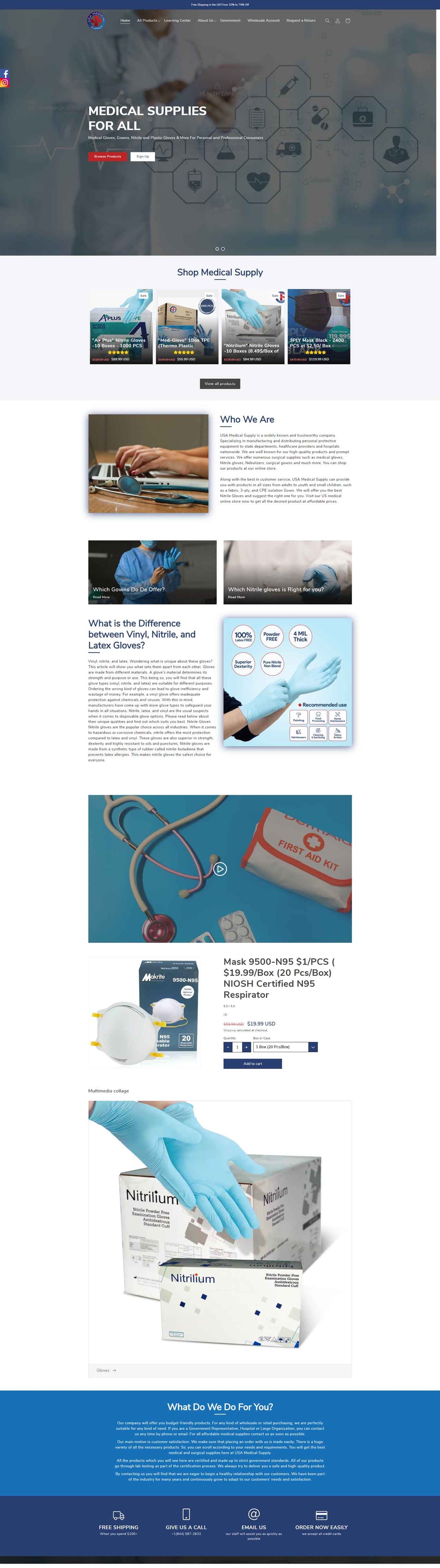 USA-Medical-Supply-Store-Tests-Masks-Gloves-Protective-Gear