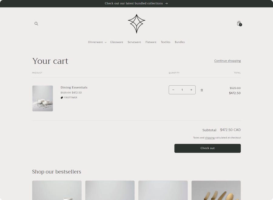 Cart Page