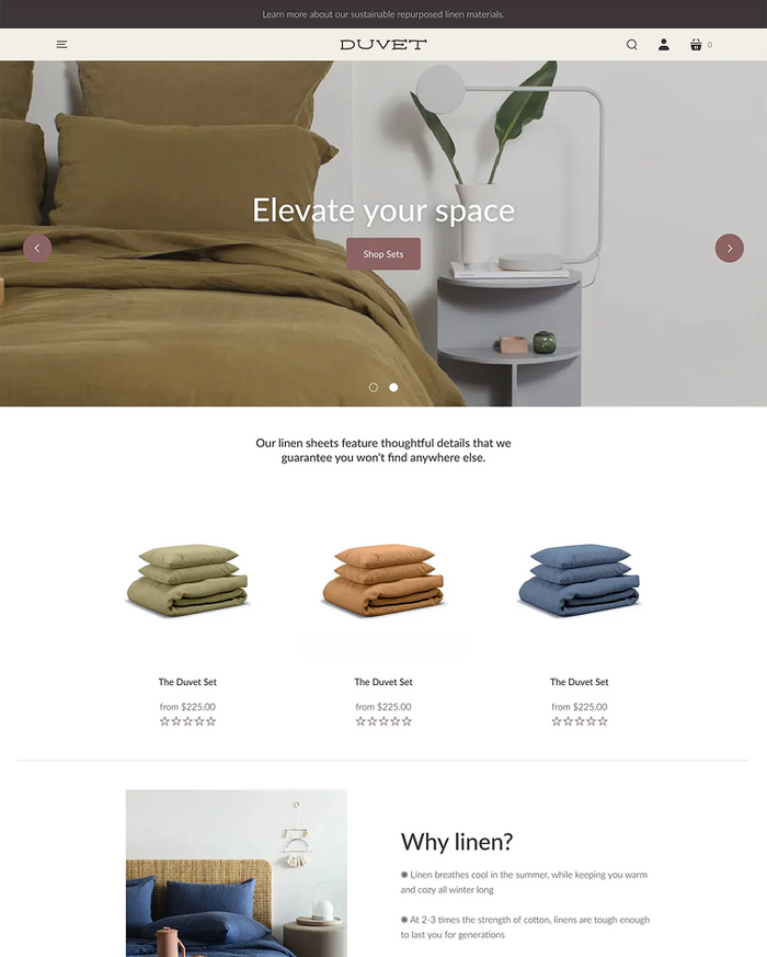 Duvet Theme