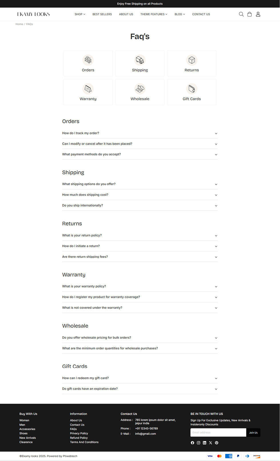 Ekamylooks  FAQ