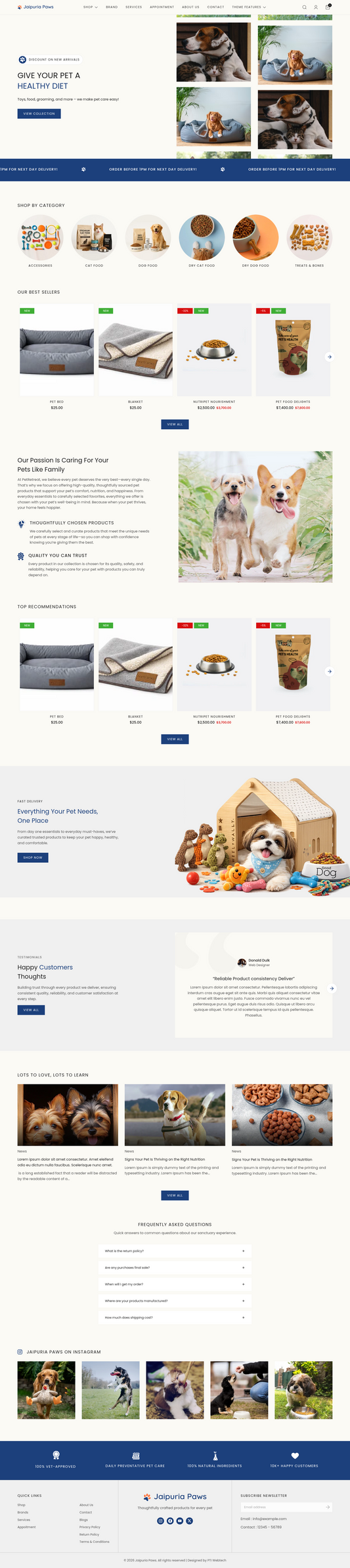 Home Page Layout 1
