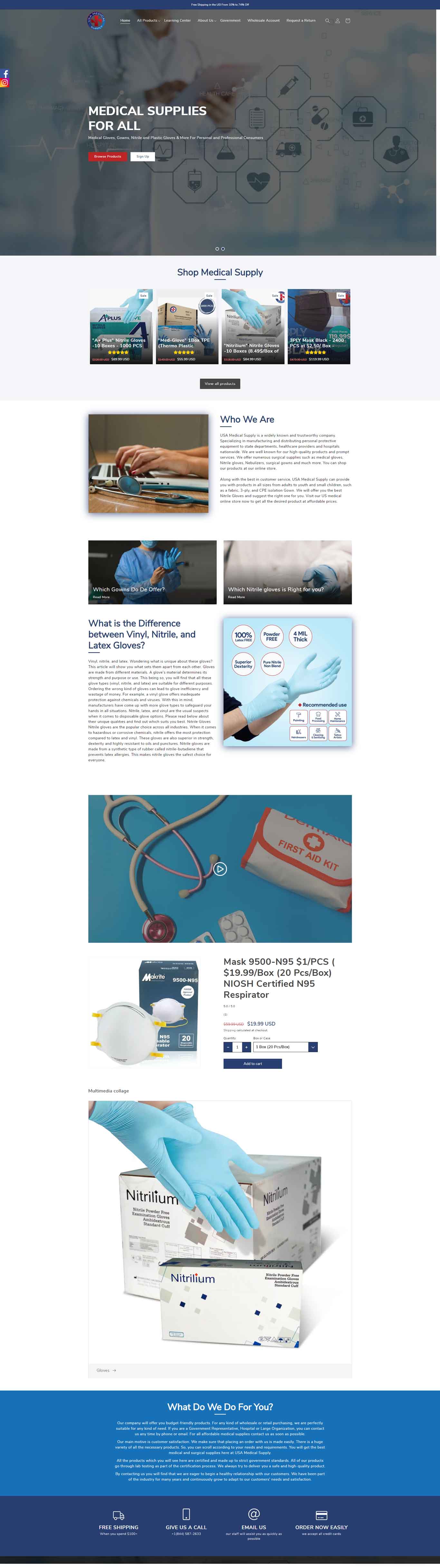 USA-Medical-Supply-Store-Tests-Masks-Gloves-Protective-Gear