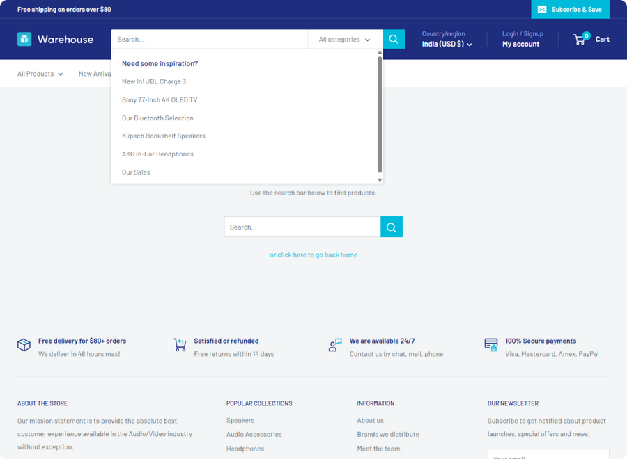 Advanced Search & Filtering