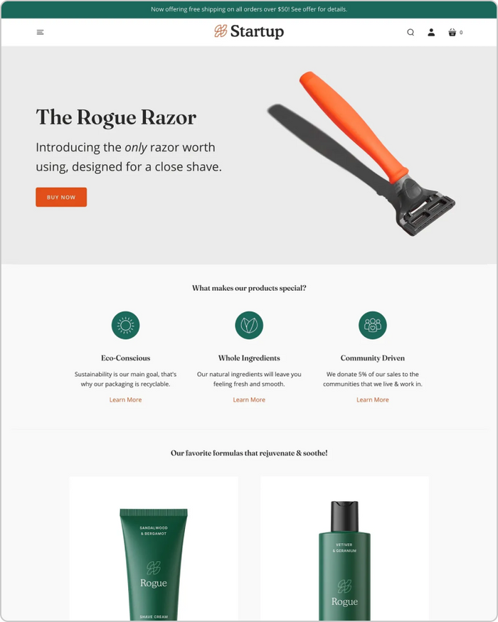 Startup Theme